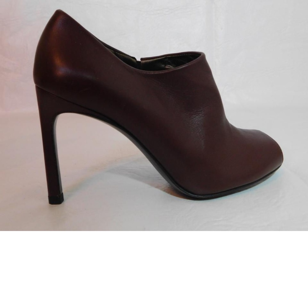 Stuart Weitzman Open Toe Leather Ankle Boot - image 4